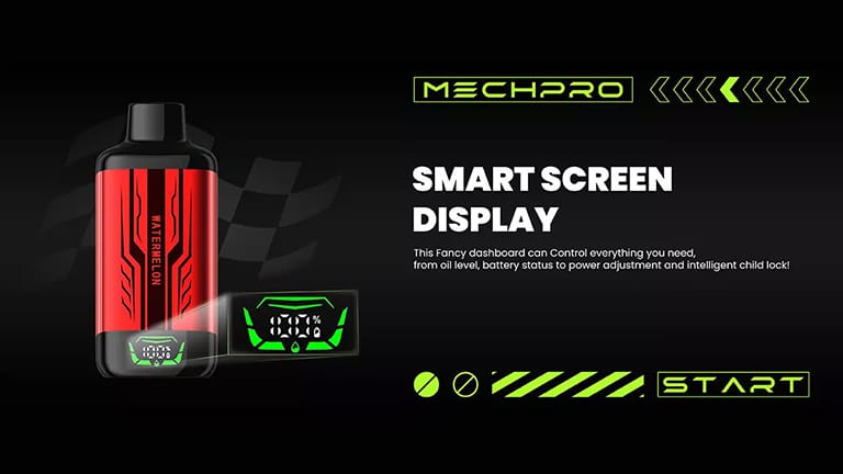 SEREIN MECH PRO 18000 Puffs Peach Ice 5 SEREIN MECH-PRO 10000 Puffs details