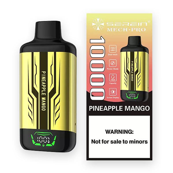 SEREIN MECH-PRO 10000 Puffs Pineapple Mango 1 SEREIN MECH-PRO 10000 Puffs Pineapple Mango