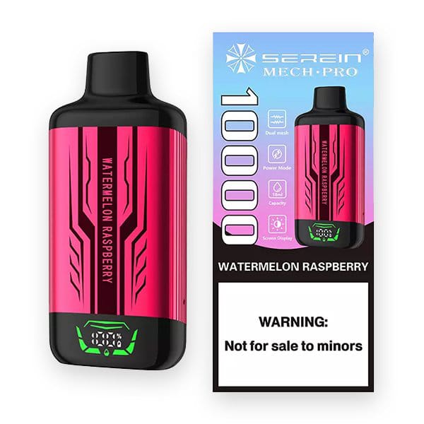 SEREIN MECH-PRO 10000 Puffs Watermelon Raspberry 1 SEREIN MECH-PRO 10000 Puffs Watermelon Raspberry