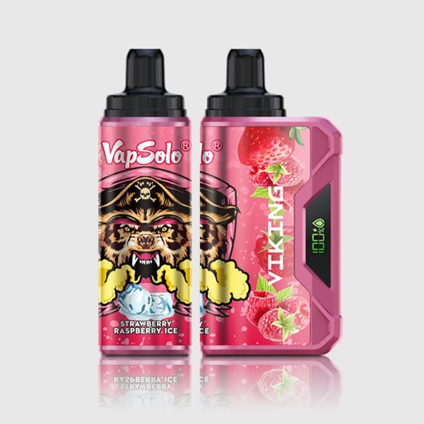 VapSolo VIKING 12000 Puffs Strawberry Raspberry Ice 1 VapSolo VIKING 12000 Puffs Strawberry Raspberry Ice
