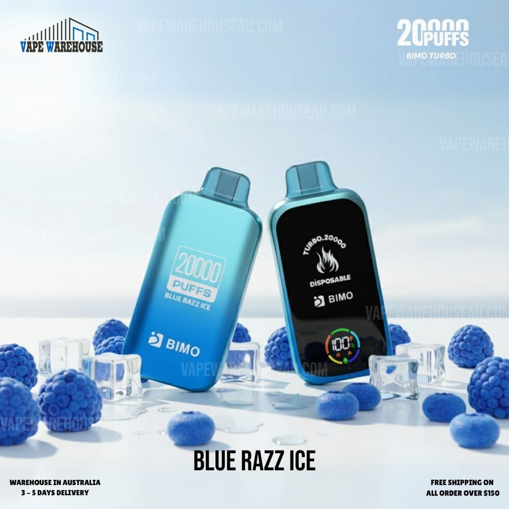 BIMO Turbo 20000 Puffs Blue Razz Ice 1 BIMO Turbo 20000 Puffs Blue Razz Ice