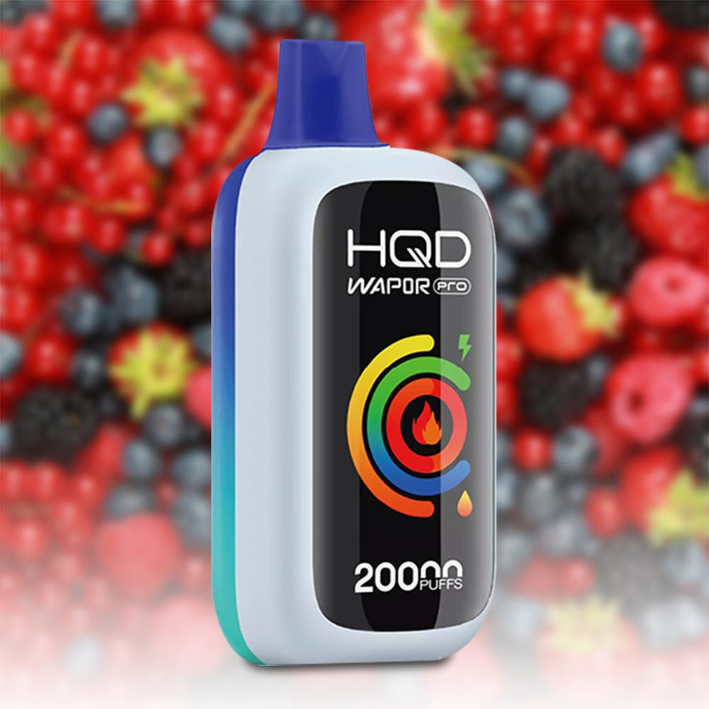 HQD Cuvie Slick 20000 Puffs Mixed Berry 1 HQD WAPOR PRO 20000 Puffs Mixed Berry