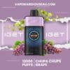 IGET One 12000 Puffs Chupa Chups Grape