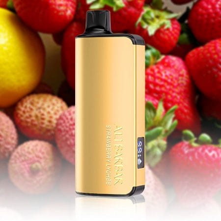 ALIBARBAR INGOT 9000 Puffs Strawberry Lychee