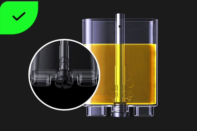 HQD MIRACLE 8000 Leakproof design and all-in-one cartridge