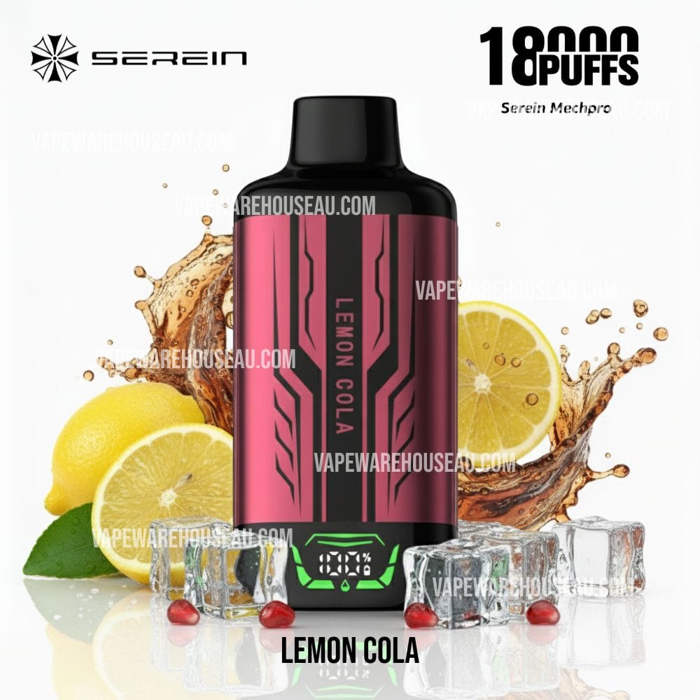 SEREIN MECH PRO 18000 Puffs Lemon Cola 1 SEREIN MECH PRO 18000 Puffs Lemon Cola
