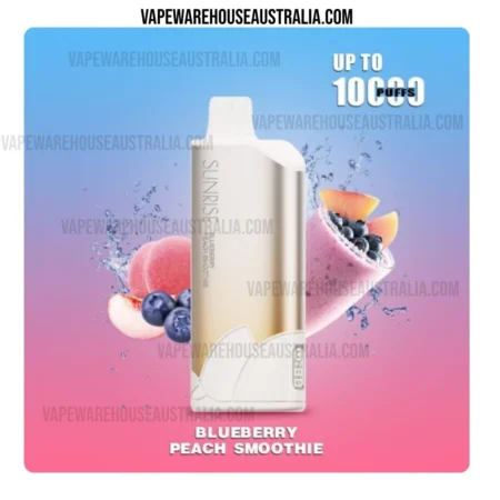 GROO Sunrise 10000 Puffs Blueberry Peach Smoothie