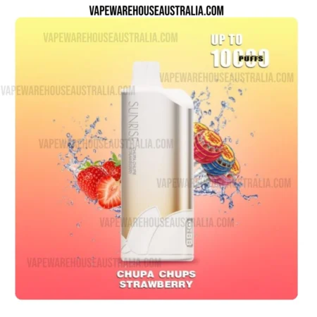 GROO Sunrise 10000 Puffs Chupa Chups Strawberry