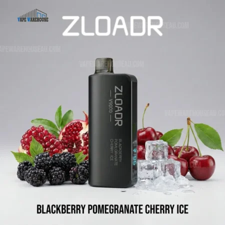 ZLOADR V9000 Puffs Blackberry Pomegranate Cherry Ice