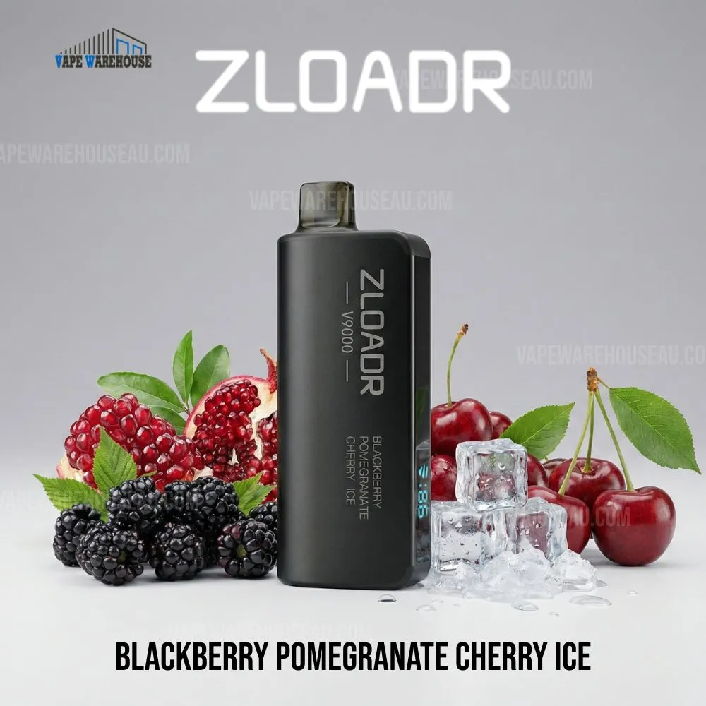 ZLOADR V9000 Puffs Blackberry Pomegranate Cherry Ice 1 ZLOADR V9000 Puffs Blackberry Pomegranate Cherry Ice
