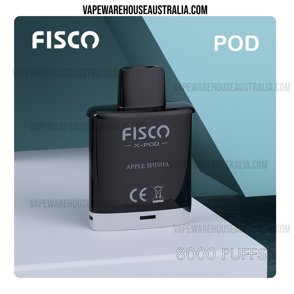 FISCO XPOD 8000 Puffs Apple Shisha (Pod Only) 1 FISCO XPOD 8000 Puffs Apple Shisha