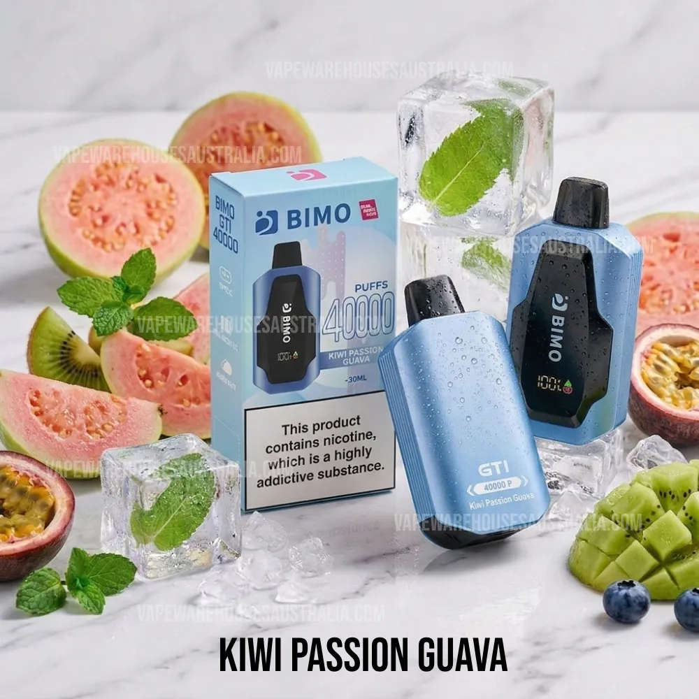 BIMO GTI 40000 Puffs Kiwi Passion Guava 1 BIMO GTI 40000 Puffs Kiwi Passion Guava