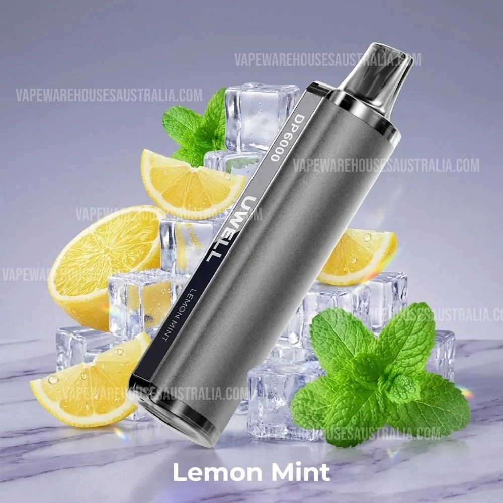 Uwell 6000 Puffs Lemon Mint 1 Uwell 6000 Puffs Lemon Mint